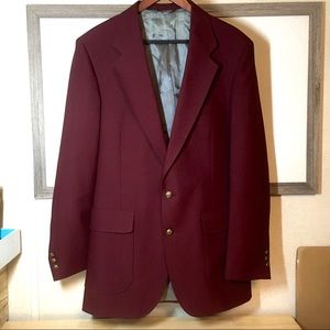 Crimson/ Burgundy Sports Blazer sz 40L